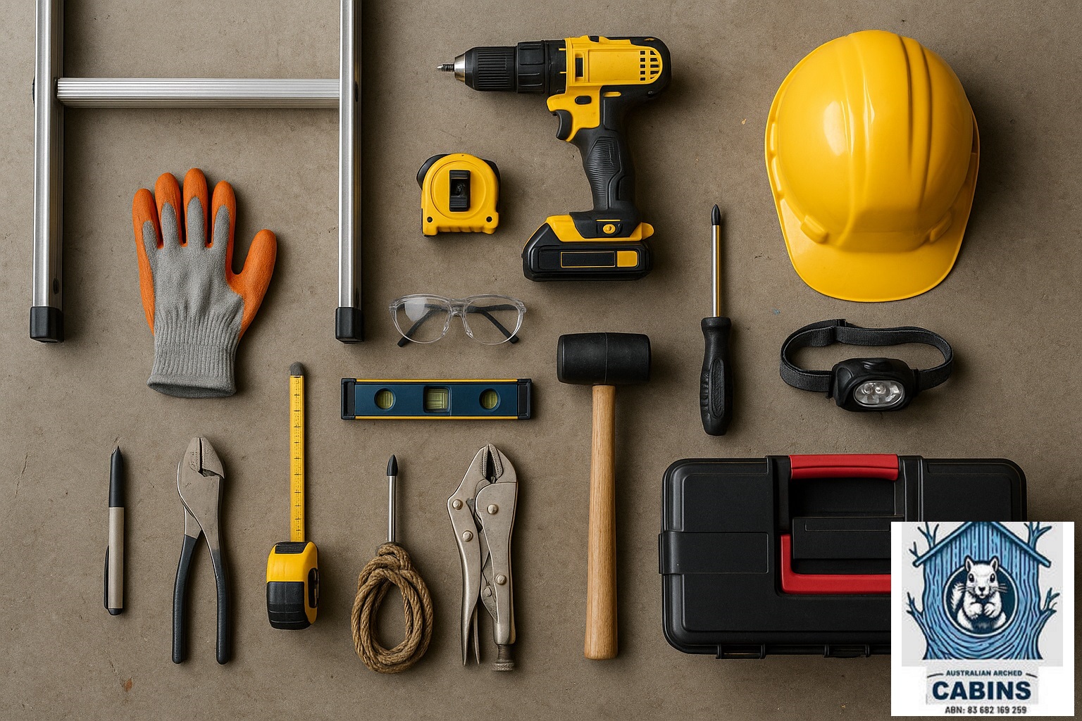 ابزارهای مورد نیاز نصب کلبه پیش ساخته