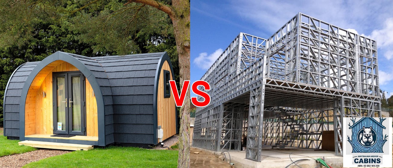 مقایسه خانه پیش ساخته lsf و کلبه سنجابی