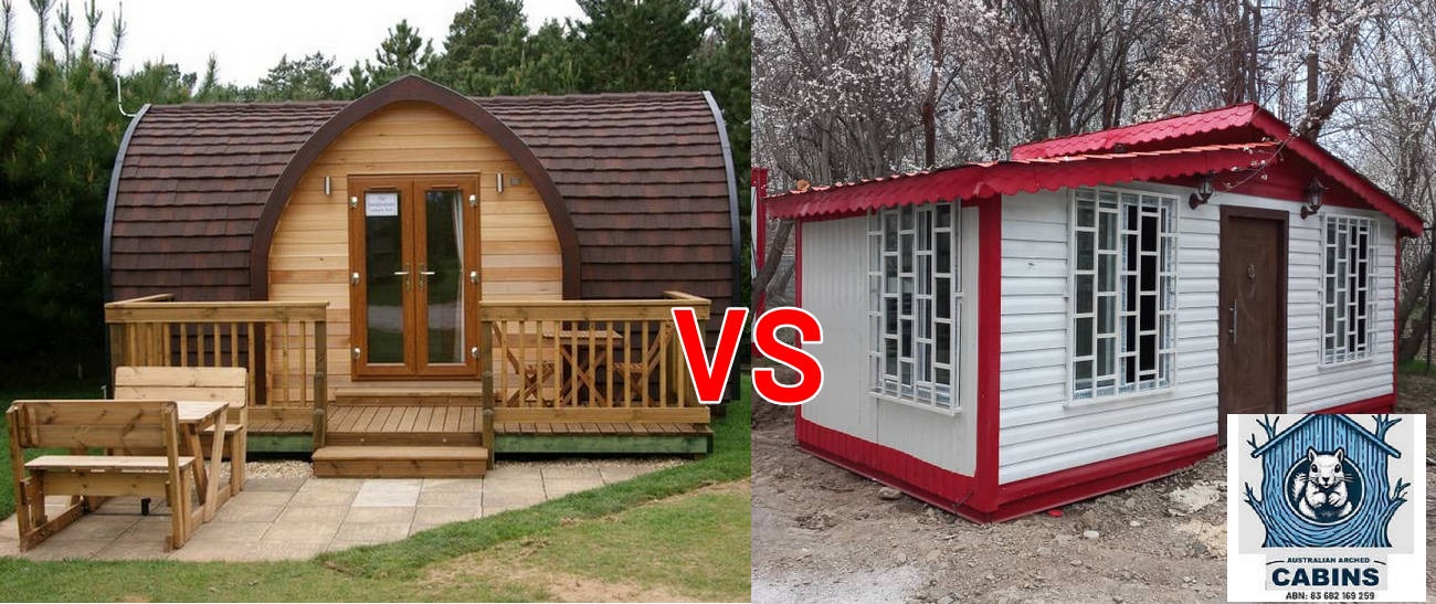 مقایسه کلبه گرنی فلت و کانکس